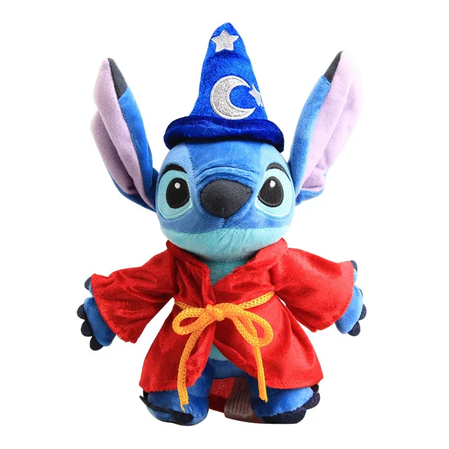 Disney Magic Lilo and Stitch Plush Animal Stuffed Toy PP Cotton Kawaii Scrump Doll Birthday Christmas Present Children Girl Toy