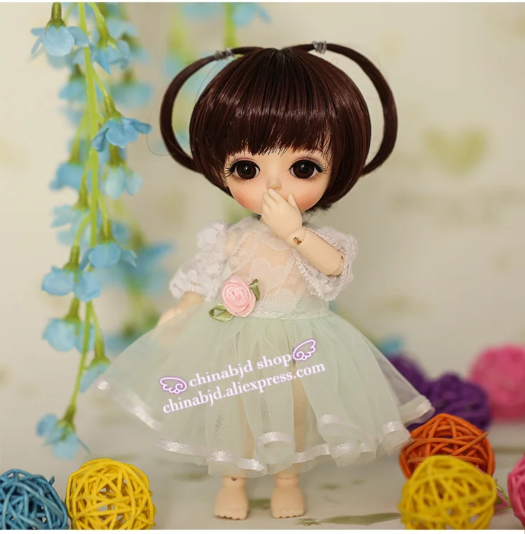 BJD SD Кукла Одежда 1/8 шифоновое платье в летнем стиле для лати желтый Yosd тело YF8-101 куклы аксессуары