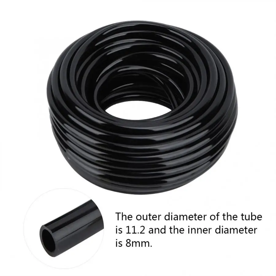 25m Micro Drip Wasserschlauch Bewässerungsschlauch Bewässerung PVC-Kunststoff