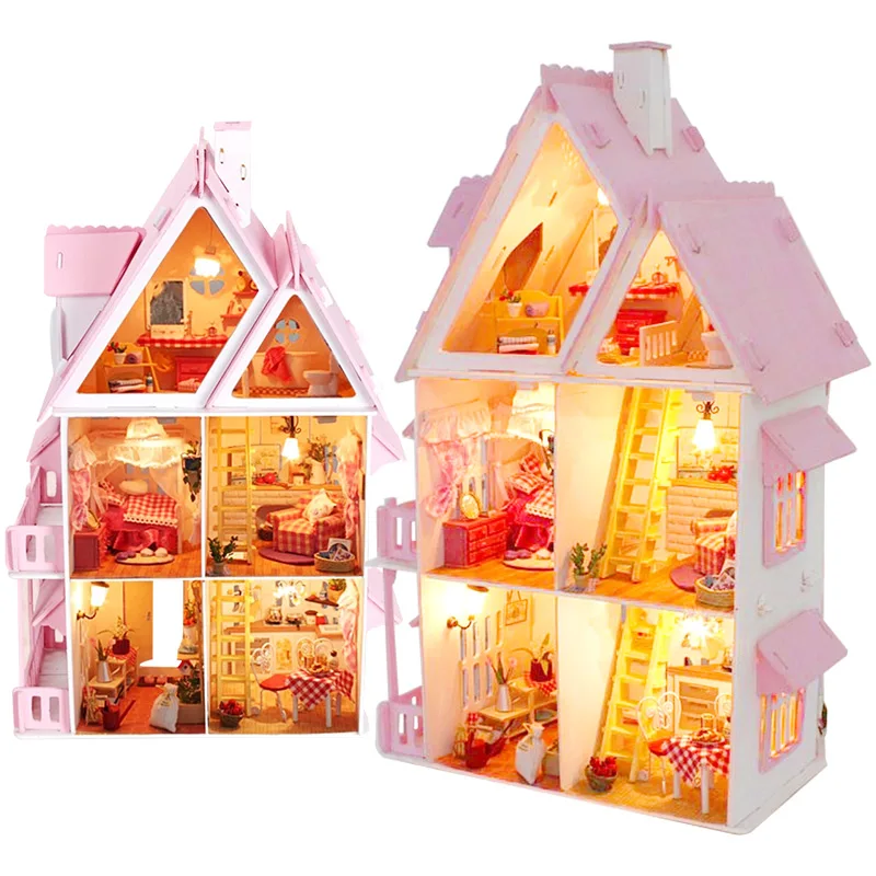 Sunshine Alice новая девушка сделай сам 3D деревянные Мини куклы для кукольного домика