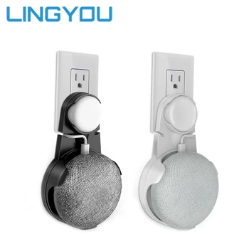 

Original Outlet Wall Mount Holder Cable Management Bracket For Google Home Mini Audio Voice Assistant Plug In Kitchen Bedroom
