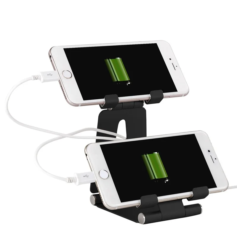  Tongdaytech Mobile Phone Desk Holder Foldable Rotatable Aluminium Tablet Stand For Iphone Smartphon