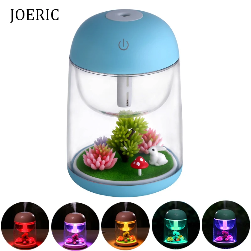 

JOERIC 180ML Landscape Air Humidifier Aroma Diffuser with Led Lights USB Mist Maker Fogger Aromatherapy Diffusers Humidifiers