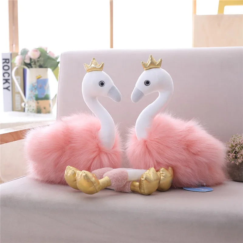 

20/30cm Lovely Flamingo Plush Toy Cute Swan Bird Doll Stuffed Soft Animal Kawaii Baby Kids Child Appease Gift for Girls Present