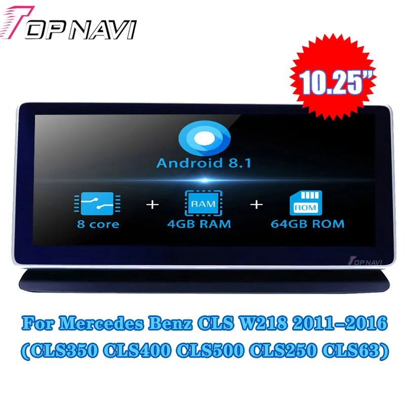 Автомагнитола на Android 8 1 с GPS-навигацией для Mercedes Benz CLS W218 2011-2016 CLS350 CLS400 CLS500 CLS250 CLS63
