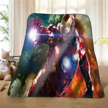 

Custom The_Avengers_Black_ (1) Blanket Soft Fleece DIY Your Picture Decoration Bedroom Sofa Multi Size#928-01-11