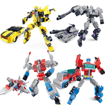 

Transformation Mecha Educational Robot Building Bricks Blocks compatible with legoed Vehicles Technic bricks for children toys