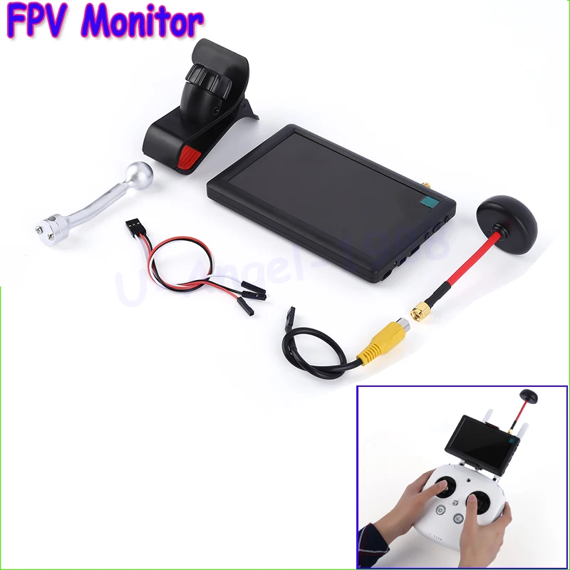 

1set Hawk-Eye Little Pilot 5 inch HD FPV Snowflake Display 5.8G Transmission Dropship Wholesale
