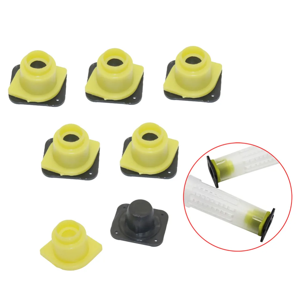 Beekeeping Tools Queen Bee Cage Base Accessories Bee Queen Cell Protective cover base Beekeeping Equipment Feeder 20 Sets