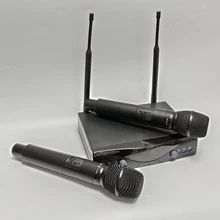 Darverson ak3 UHF фиксированная частота двойной ручной передатчик вокальный беспроводной микрофон системы