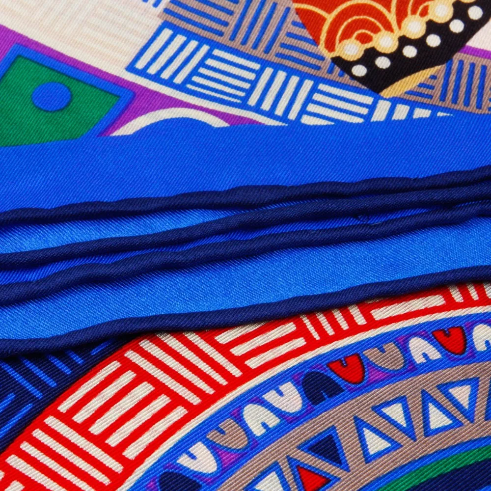 Premium Beastmaster Natural Silk Big Square Scarf Handkerchief Fashion Pashmina Women's Shawl Wrap