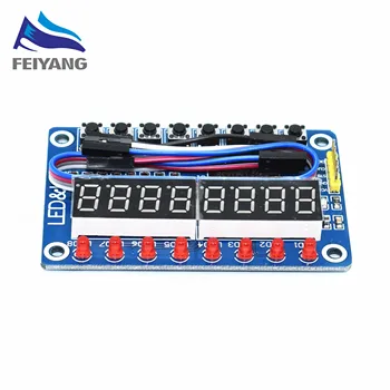 

1pc Key Display For AVR New 8-Bit Digital LED Tube 8-Bit TM1638 Module