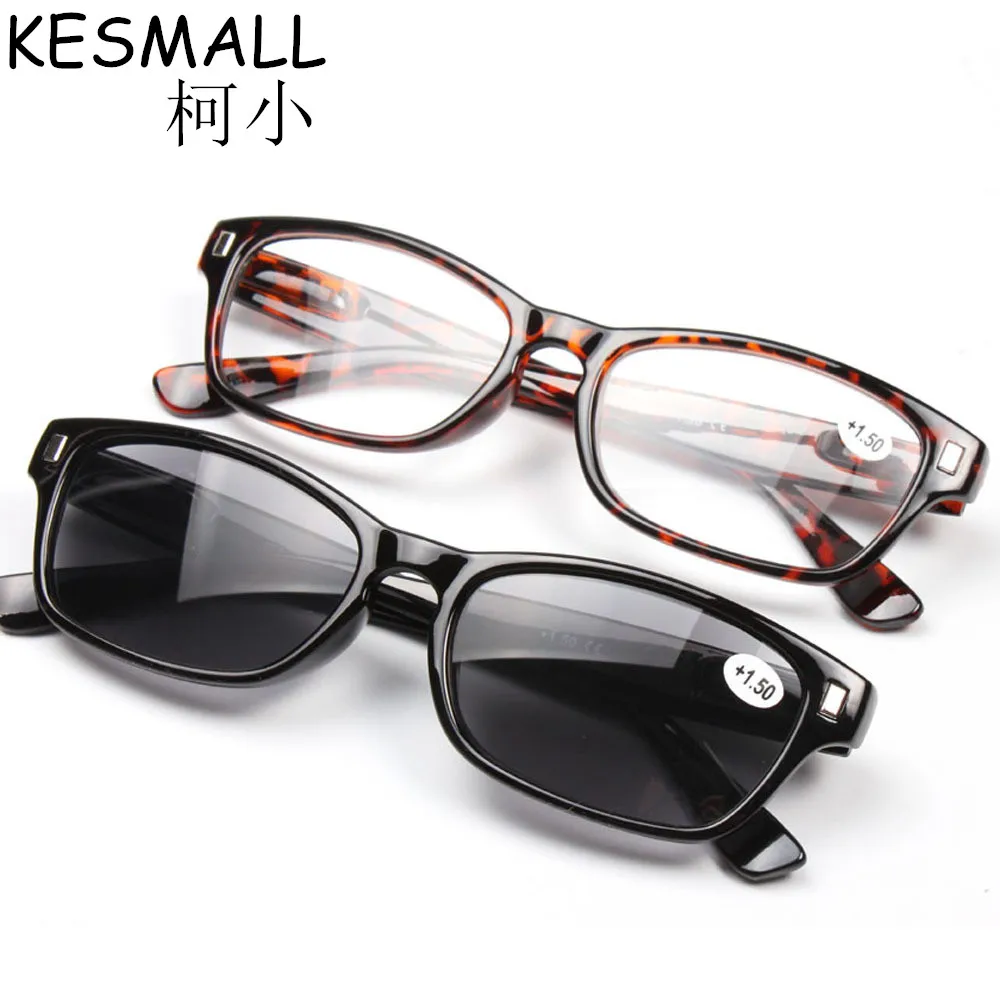 Fashion Reading Sunglasses Women Men Reader Eyeglasses Full Frame Gray