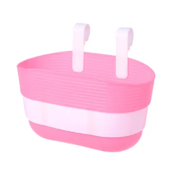 

1 Pc Bicycle Basket Children Bike Plastic Hanging Front Handlebar Carrier Saddlebag Mutilcolor