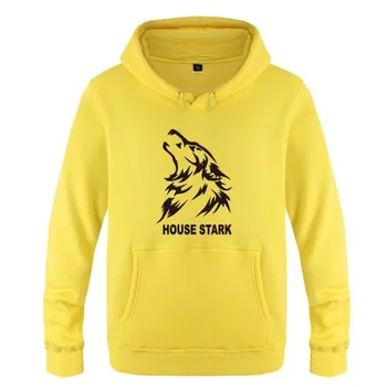 

Mens Hoodies Game of Thrones House Stark Printed Hoodie Men Fleece Long Sleeve Men's Sweatshirt Skate Tracksuit Hip Hop Pullover