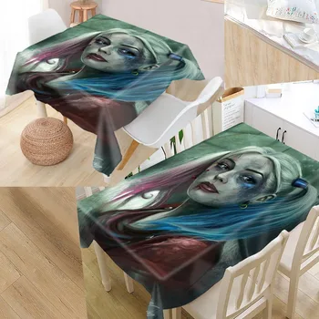 

New Arrival Custom harley Table Cloth Waterproof Oxford Fabric Rectangular Tablecloth Home Party Tablecloth