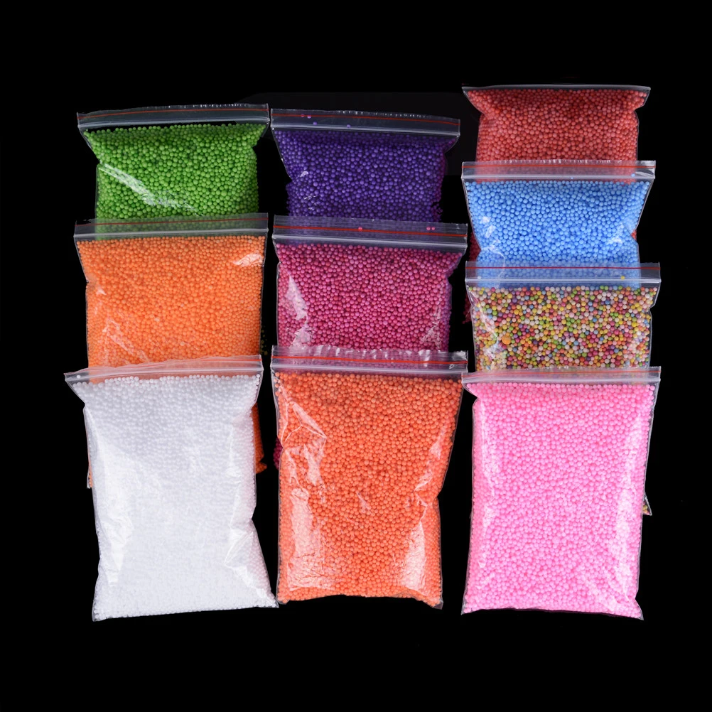 

1Bag Fashion Assorted Colors Polystyrene Styrofoam Filler Foam Mini Beads Balls Crafts Home Party Wedding Decoration