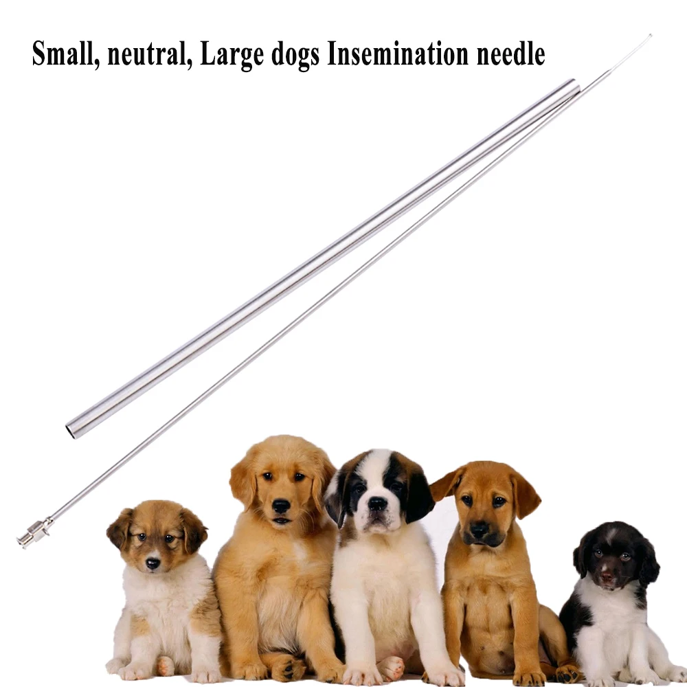

1PCS stainless steel artificial insemination device tools stick rod casing needles pet pets farming equipment tools clinic