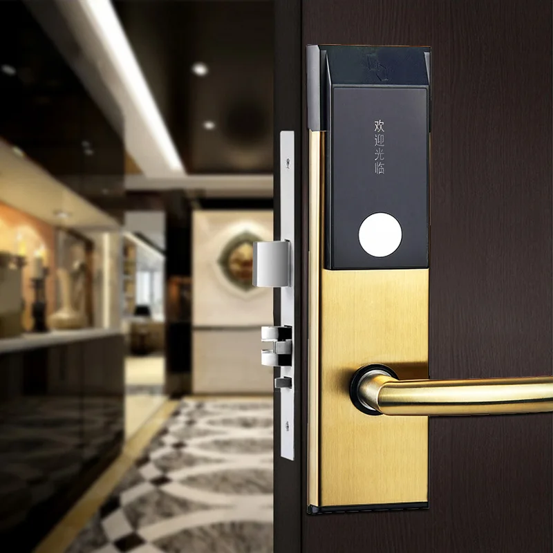  Biometric Fingerprint Lock Security Intelligent Lock With fingerprint Password RFID UnlockDoor Lock - 33041003228