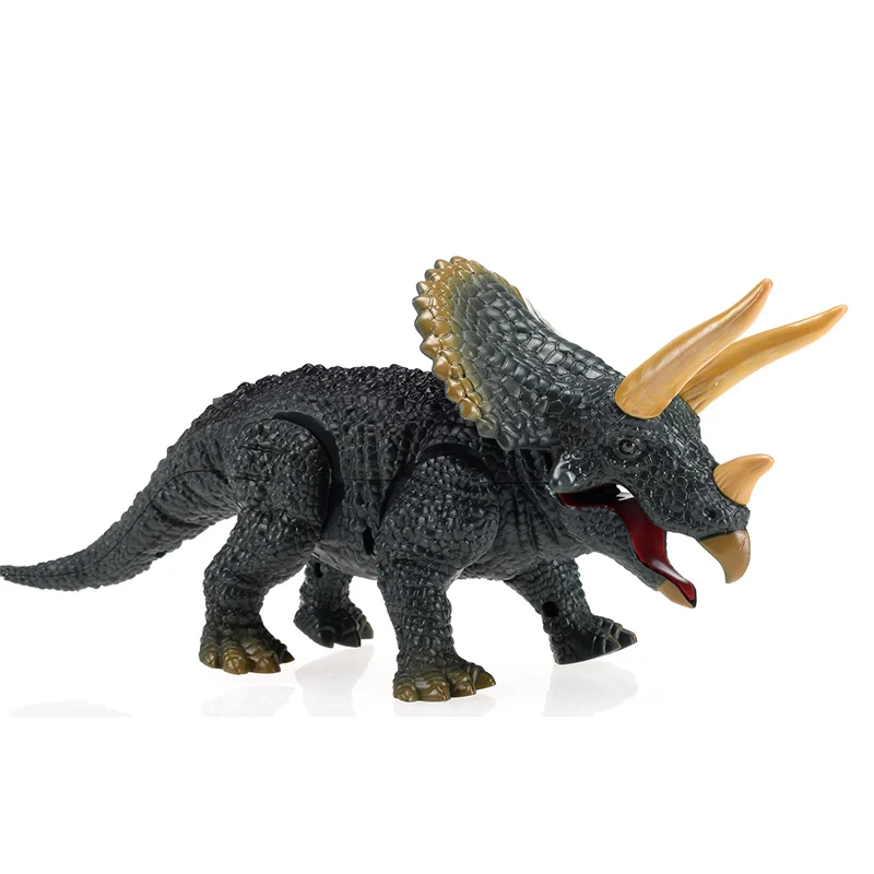 EBOYU RC Dinosaur Remote Control Animal Dino Triceratops Car Electronic Toy Sound, Walking Legs, Glowing Eyes Kids Birthday Gift 4