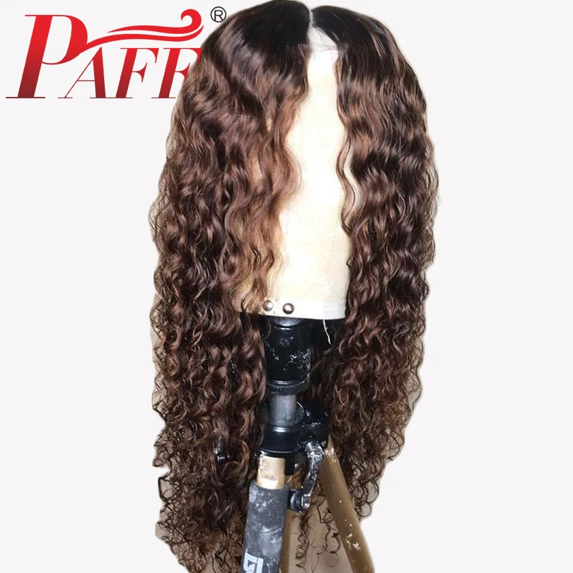 

PAFF Ombre Color 13x6 Deep Part Dark Roots Wig Malaysia Loose Deep Lace Front Human Hair Wigs For Women Free