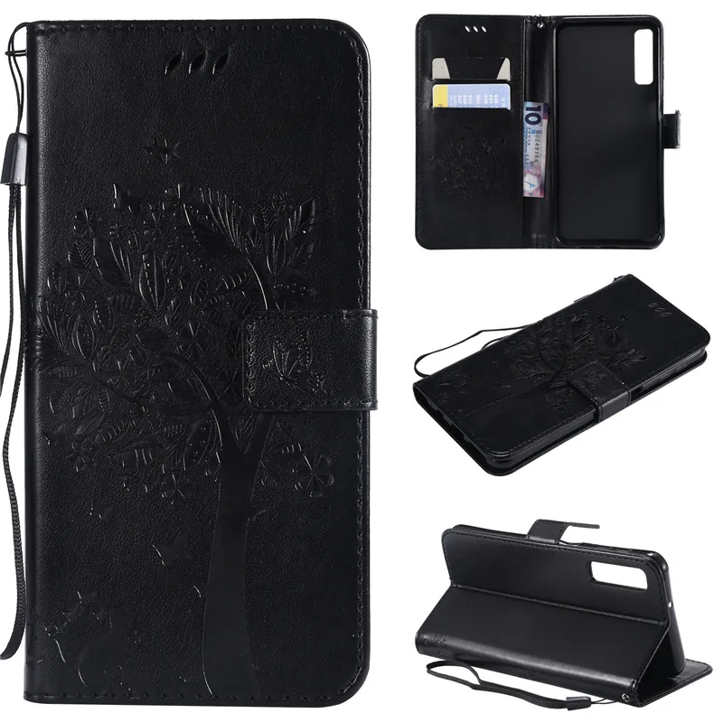 Flip Leather Case For Samsung Galaxy A7 2018 A750 Phone Case For Samsung A7 2018 Pattern Luxury Wallet Cover Stand Phone Cases (11)