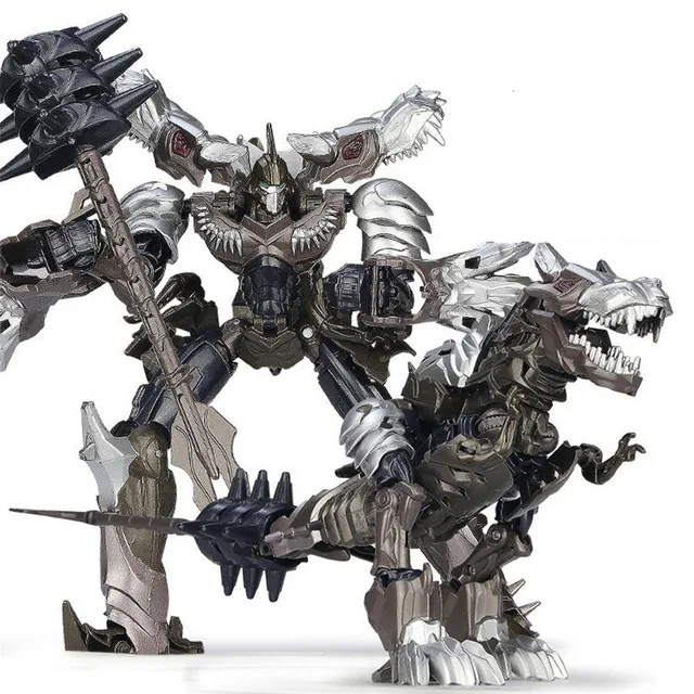 white dinosaur robot