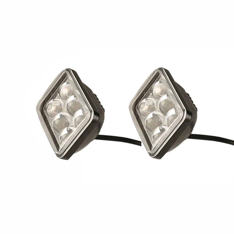 12v/24v/36v/48v/60v/72v/80v 2x18 Вт светодиодный проектор головной светильник автомобильный