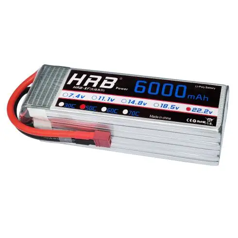6S 6000mah 50C T Распродажа аккумулятор hrb Lipo 2 S 3 S 4S 5S 6 S 7,4 V 11,1 V 14,8 V 1500 mah 2200 mah 3300 mah 4200 mah 5000 mah 5200 mah 6000 mah Батарея - Цвет: 6S 6000mah 50C T