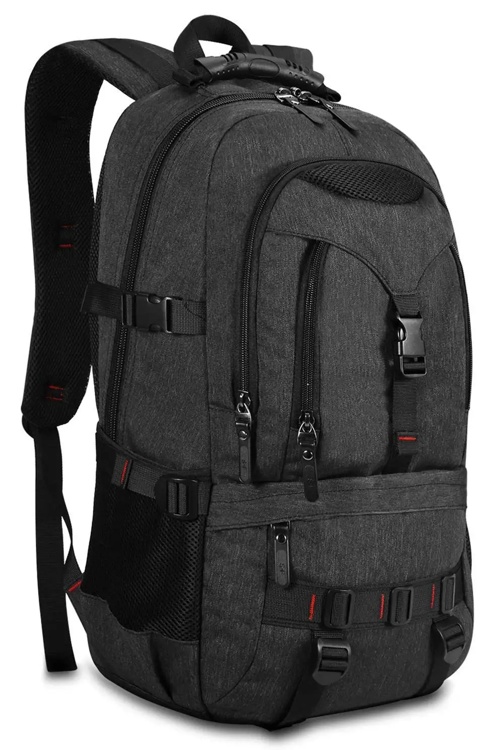 

IMIDO Large Laptop Backpack Water Resistant Travel Backpack for Men Fits 17 Inch Notebook Daypack for Outdoor Camping Black