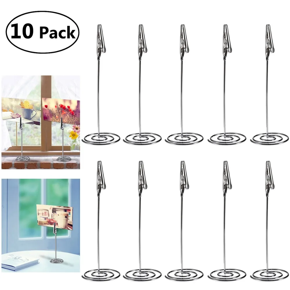 Buy 10pcs Metal Notes Clip Creative Message Photo Clip