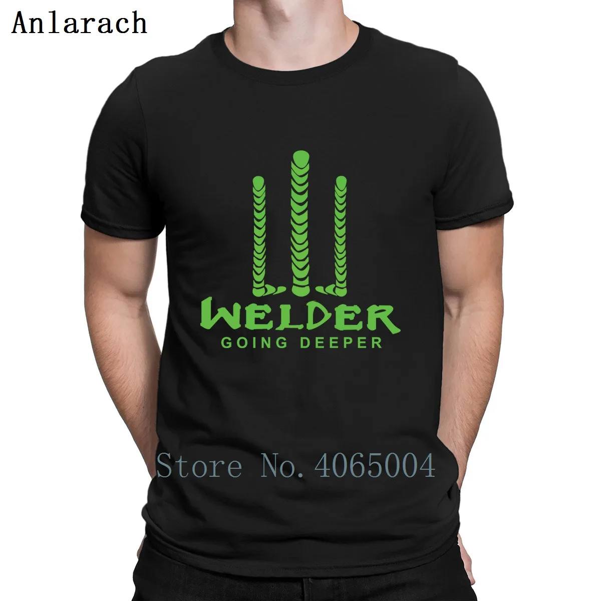 

Welder Going Deeper Welder T Shirt Interesting Tee Shirt Custom Vintage Male Spring Authentic O Neck Shirt