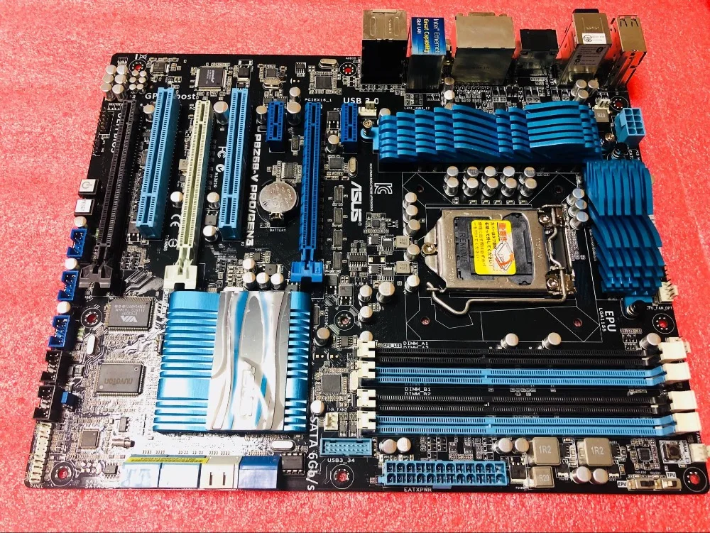 شحن مجاني الأصلي اللوحة الأم ل ASUS P8Z68-V برو/GEN3 LGA 1155 DDR3 32 GB I3 I5 I7 USB2.0 USB3.0 Z68 سطح المكتب اللوحة