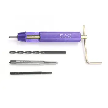 

50Pcs Helical Thread Repair Insert Elasticity Wire Threaded Insert 6-32UNC*1.5D Screw Helicoil Thread Insert With Dedicated Tool