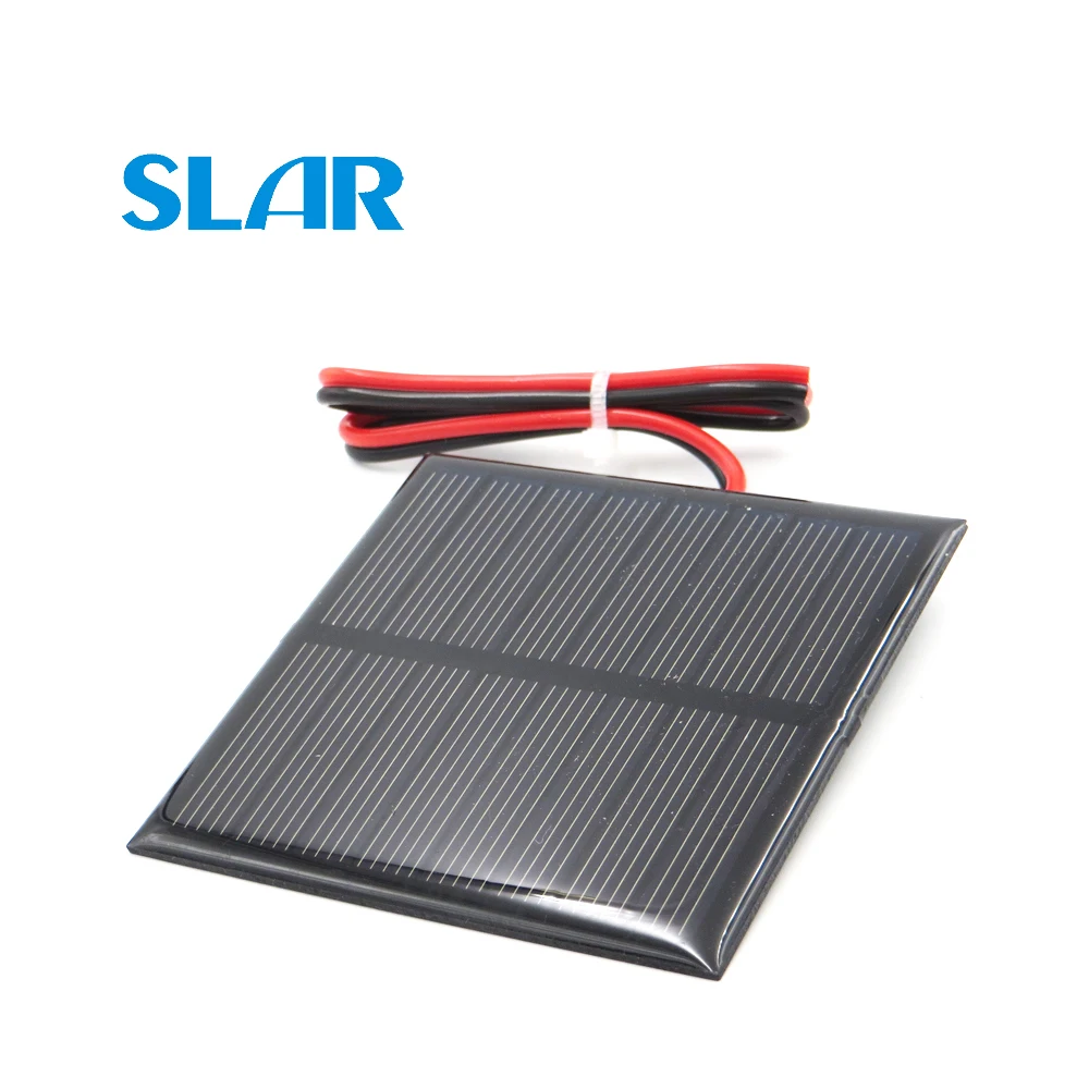 

Solar Panel Polycrystalline Silicon 4V 160mA with 30cm extend cable DIY Battery Charger Module Mini Solar Cell wire toy