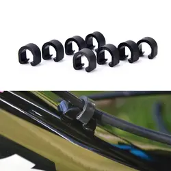 30 шт. высокое качество велосипед дисковый тормоз кабель устанавливает трубу вычет передачи трубы C Тип Buckl оснастки зажим