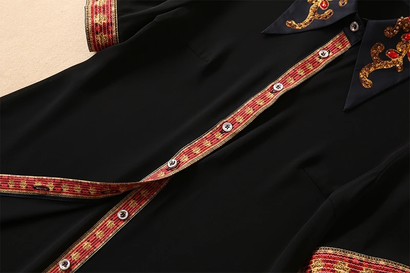 Красный RoosaRosee женский подиум дизайнерский летний комплект из 2 предметов с бриллиантами золотой принт элегантный черный топ+ мини-юбка, костюмы