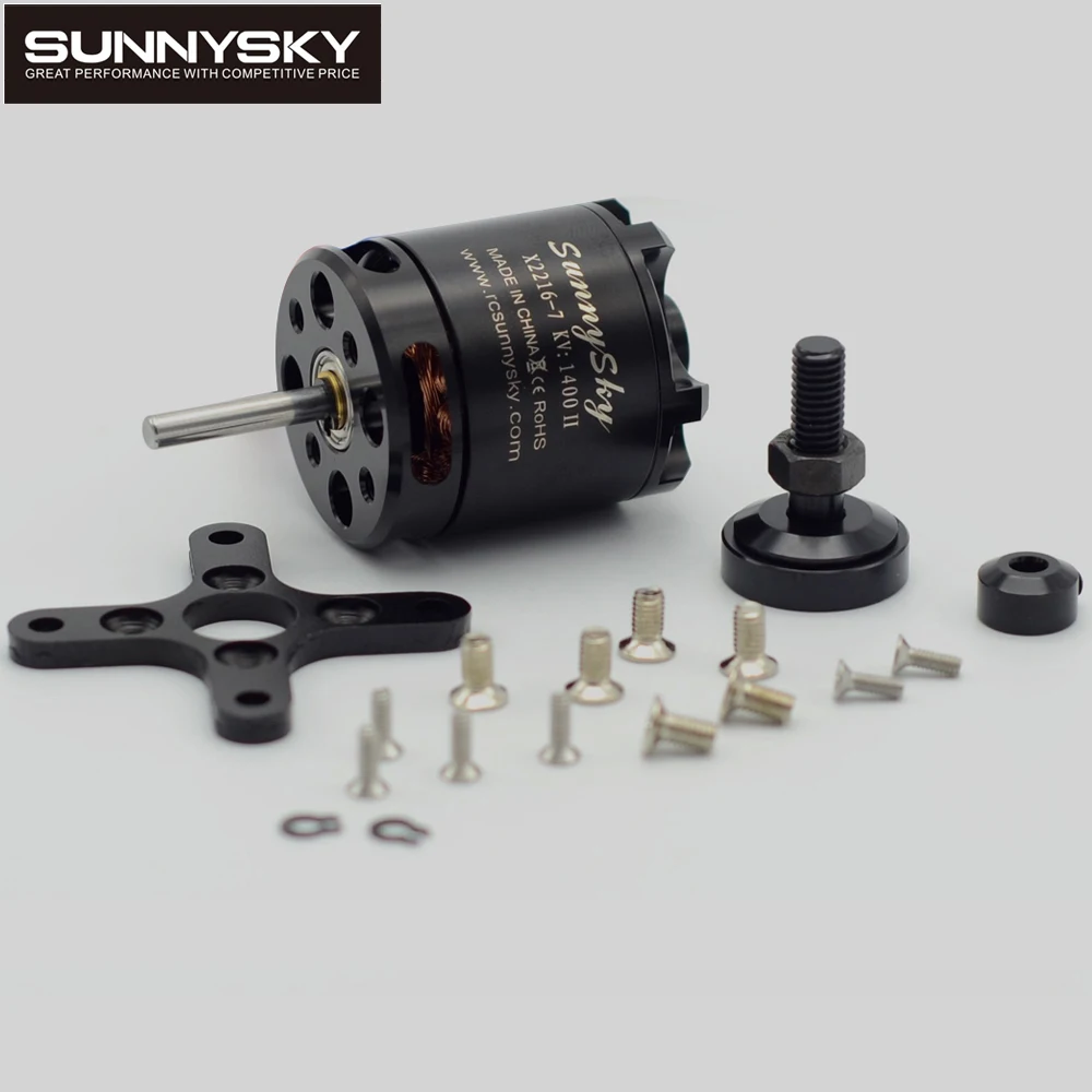 Goede 1 stks SUNNYSKY X2216 KV880 KV1100 KV1250 KV1400 KV1800 KV2400 Outrunner Borstelloze Motor Voor Multi rotor Quadcopter 3D Vliegtuigen