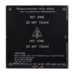 MK2A 300*300*3 мм PCB Алюминий Heatbed плита аксессуары 3D-принтеры