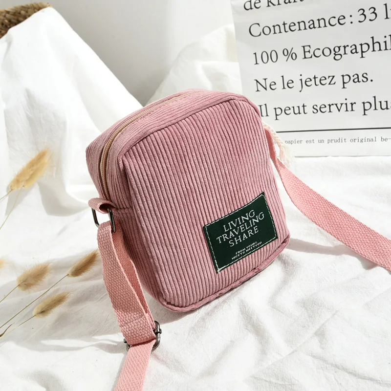 Модные женские туфли повседневное Твердые вельветовые одного плеча леди Crossbody Сумка кошелек для обувь девочек