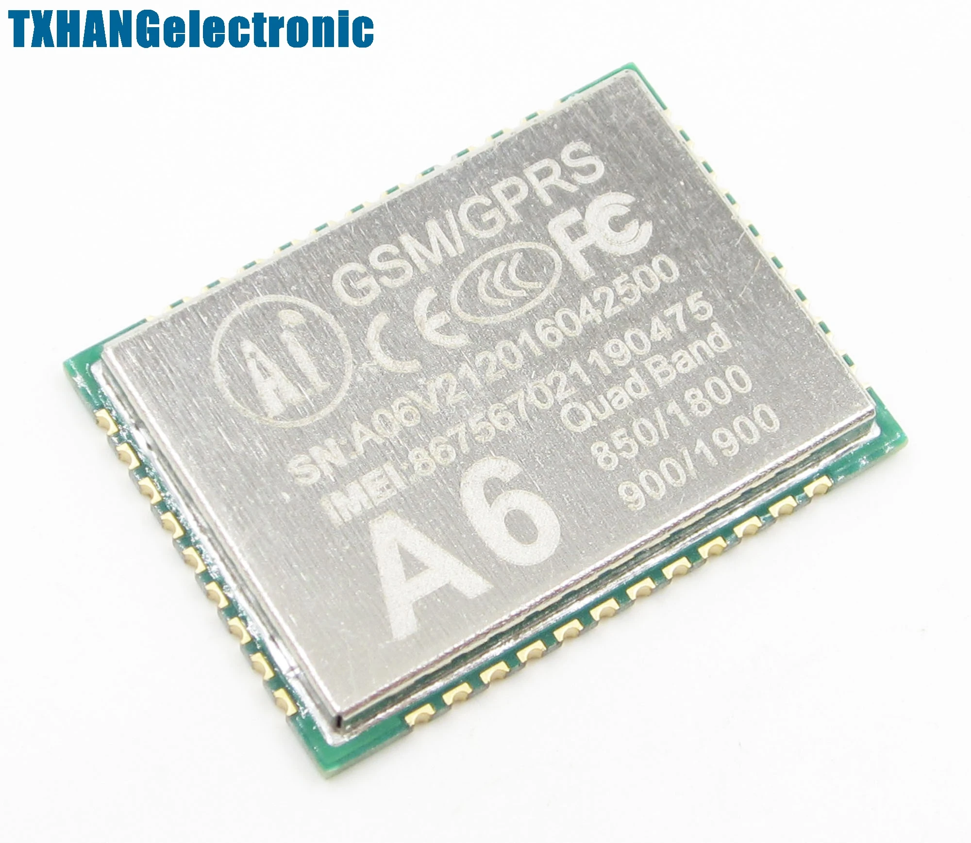 

Integrated Circuits A6 GSM / GPRS Quad-band Tracking Module 850 900 1800 1900MHZ