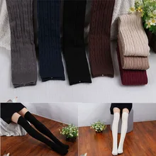 1 Pair Women s Fashion Over Knee socks Stockings Thigh Pantyhose 8 Colors 55 cm long
