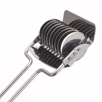 

Multi-use Manual Lattice Roller Cutter Stainless Steel Spaghett Noodle Maker Lattice Roller Kitchen Cooking Cutter Accessories