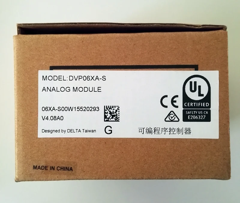 DVP06XA-S Delta S Series PLC Analog I/O Module AI4 AO2