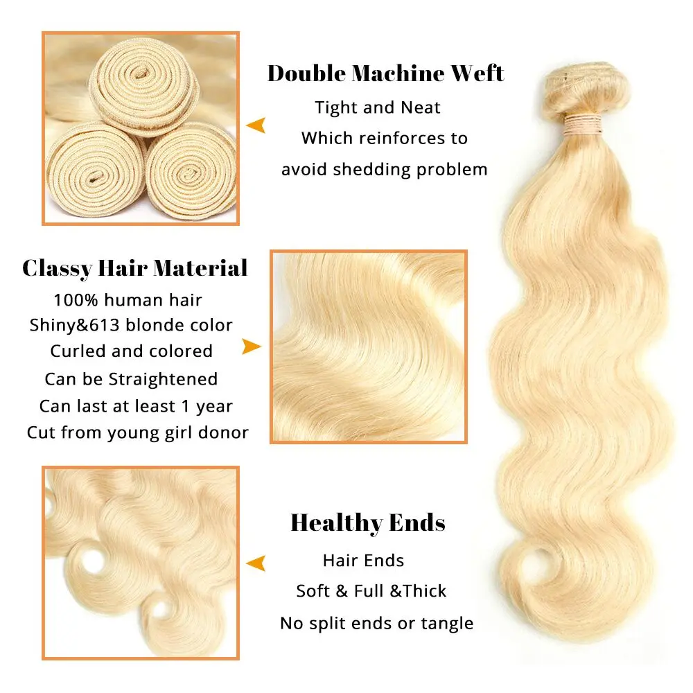 QT Peruvian Body Wave 4 Bundles 100% Human Hair Bundles 613 Blonde Color Peruvian Hair Extensions Non Remy Hair Weave QT Peruvian Body Wave 4 Bundles 100% Human Hair Bundles 613 Blonde Color Peruvian Hair Extensions Non Remy Hair Weave