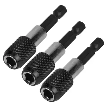 

New Arrilva 1/4" 60MM Impact Drive Hex Shank Quick Release Change Holder Bit Drill Chuck Adapter Magnetic Screwdriver Bit Holder