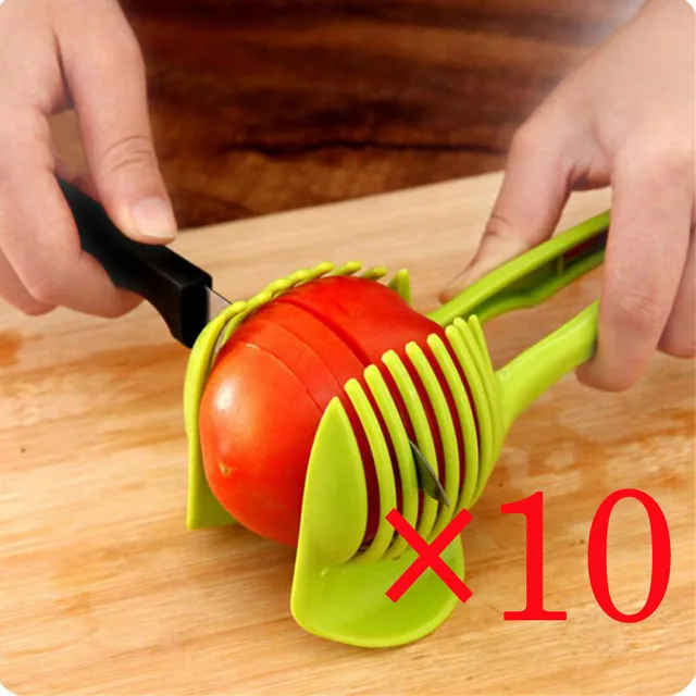 wholesale 10pcs fruits and vegetables plastic sliced tomato slice