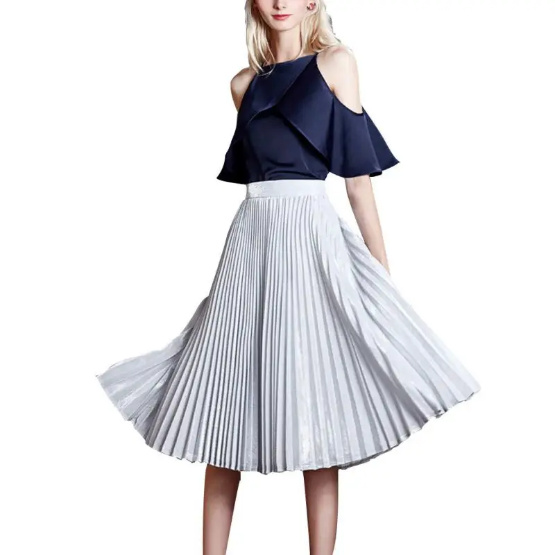 

Women Blouses Chiffon Tops Ladies Shirts Lotus Leaf Sleeve Sexy Off Shoulder Corp Tops 2017 New