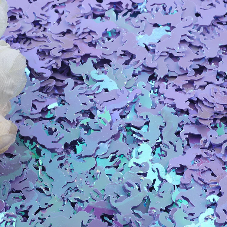 10g/lot Unicorn Shape Sequins Paillettes for Nails Art Manicure Glitter Sequin Wedding Party Decoration Confetti Crafts 15*20mm