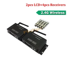 Новая коробка XLR беспроводной dmx-контроллер Tranceiver из 2 предметов передатчик& 4 шт. приемник Беспроводной DMX512 контроллер для светодиодный Par горшок